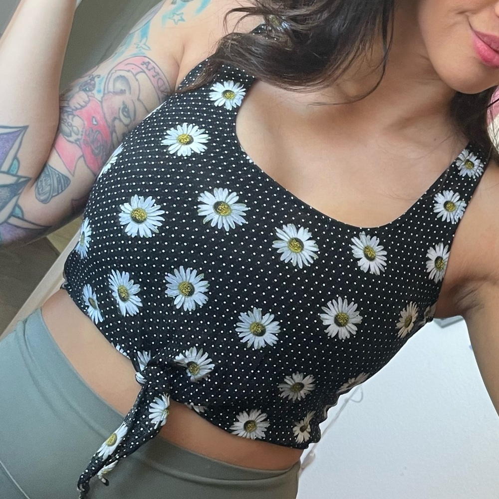 Floral crop top